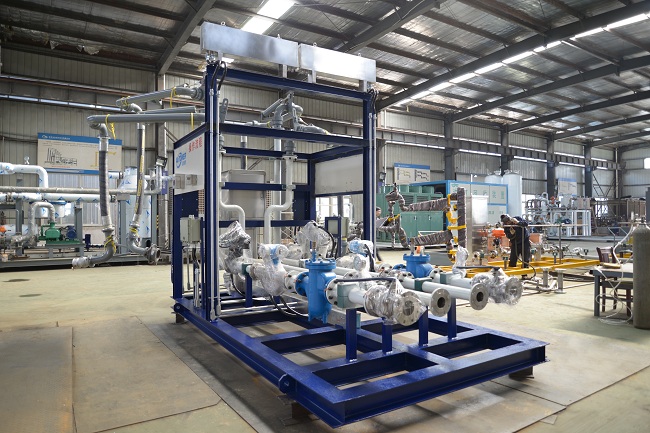 LNG氣化撬集氣化、調(diào)壓、加臭工藝于一體